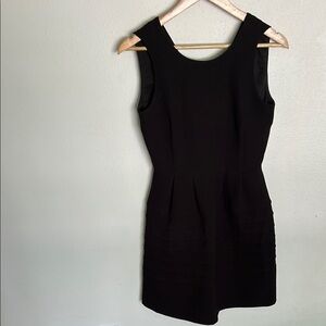 Madewell Black Textured Dress